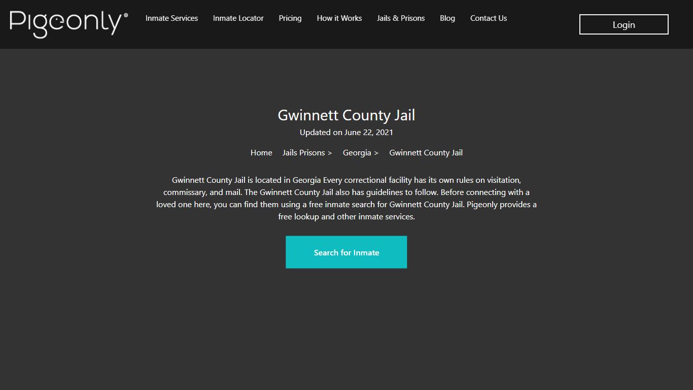 Gwinnett County Jail Inmate Search | Georgia - Pigeonly